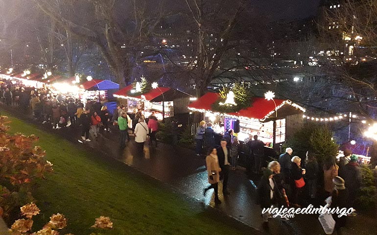 mercado navidad princes street