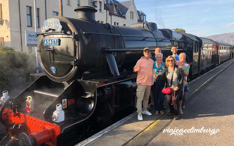 tren de vapor Jacobita septiembre 2025